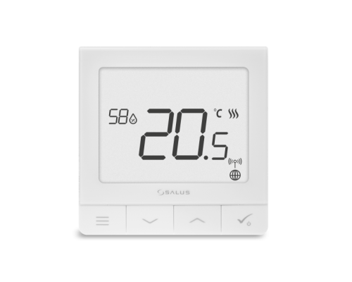 Термостат комнатный (сверхтонкий, оборудованный датчиком влажности) SALUS