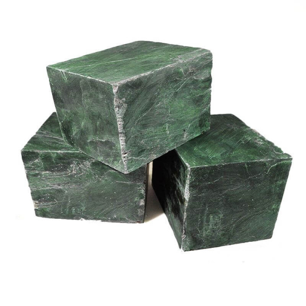 Камень Нефрит (кубики, ведро 10 кг)