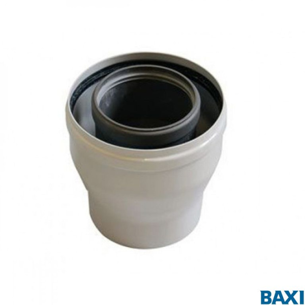 Baxi Коаксиальный переходник с диаметра 80/125 мм на диаметр 60/100 мм